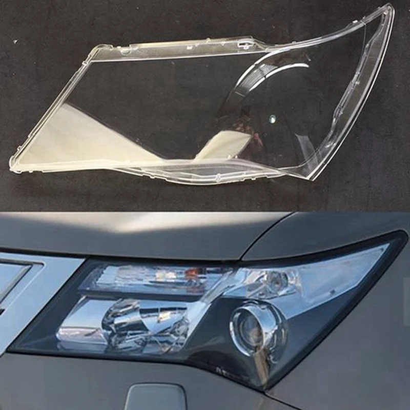 

For Honda Acura MDX 2007-2013 Car Headlight Shade Head Light Lamp Lens Caps Transparent Lamp Shell Glass Lampshade