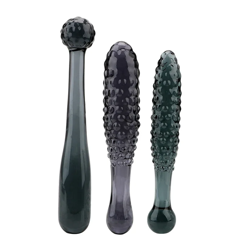 Glass Spikes Wand Anal Plug for Women Vaginal Dilator Men Butt Plugs Dildos Female Masturbator Sex Toys Adults Erotic Products