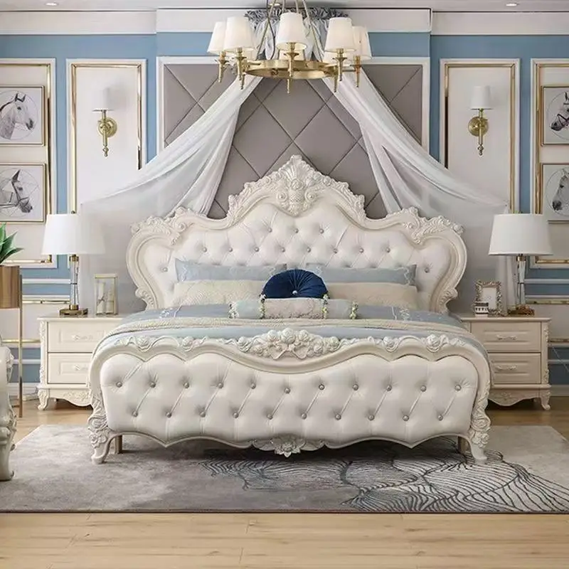 북유럽 미학 침대 디자이너 미니멀리스트 품질 편안한 아파트 침대 결혼식 유행 Muebles 홈 가구 만들기