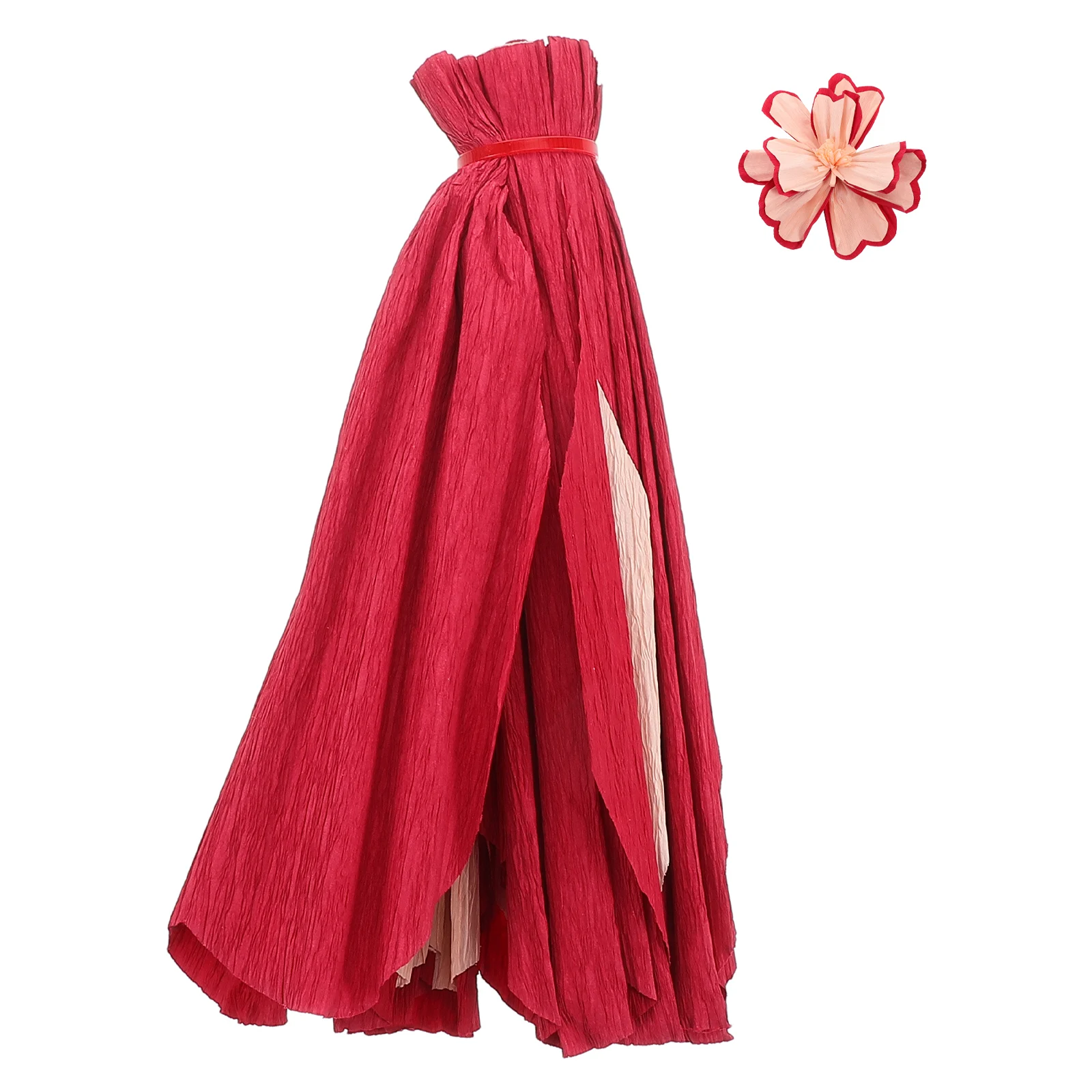 

Decorative Pleated Flowers Crepe Paper Wall Event Decorations Three Dimensional Backdrop Birthday Nursery Floral Party Rose
