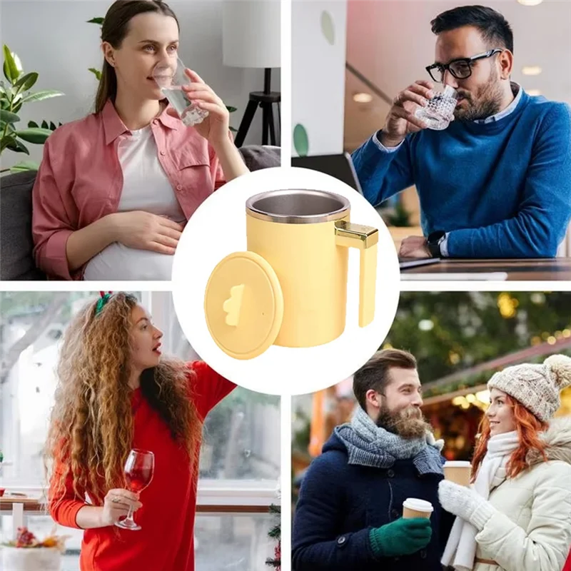 

AD30-350Ml Automatic Stirring Magnetic Mug Rechargeable Model Stirring Coffee Cup Electric Stirring Cup Lazy Rotating Cup