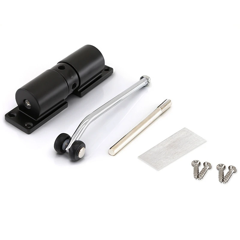 Cierrapuertas Simple, bisagra automática para el hogar, cierre silencioso, puerta Invisible, cierre de puerta automático