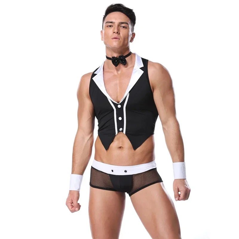 Multiple Sexy Men Navy Sailor Suit Cop Prisoner Servant Doctor Costume Erotic Temptation Cosplay Party Fancy Dress MN1