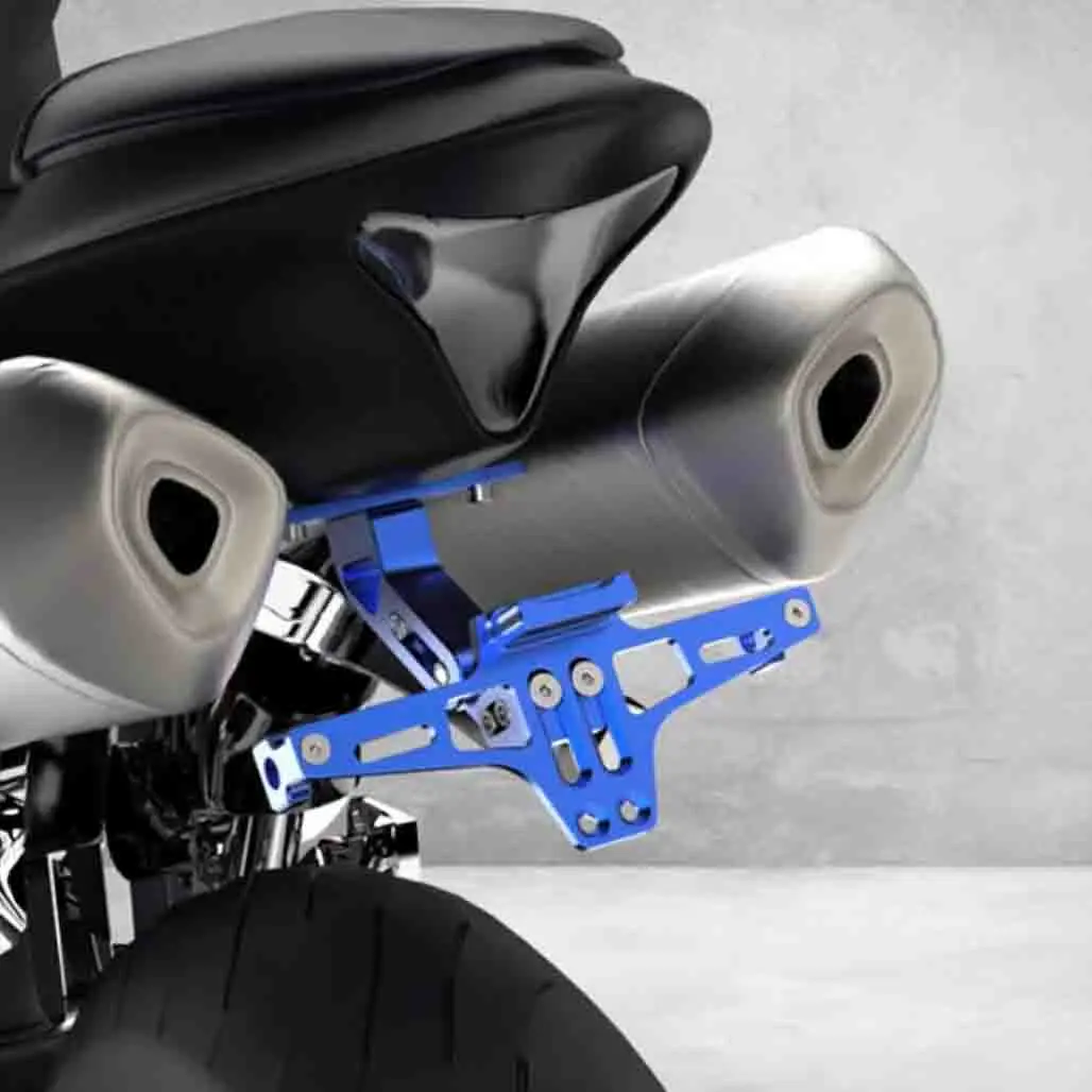 For KOVE 450 Rally Modified Short Tail Rear Rack Motorcycle Folding license plate frame Parts