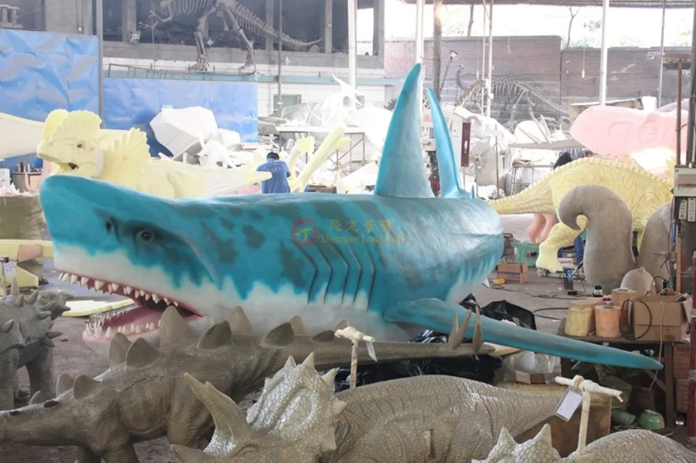 Hot Sale High Analog Life Size Artificial Live Animals Remote Control Flying Shark