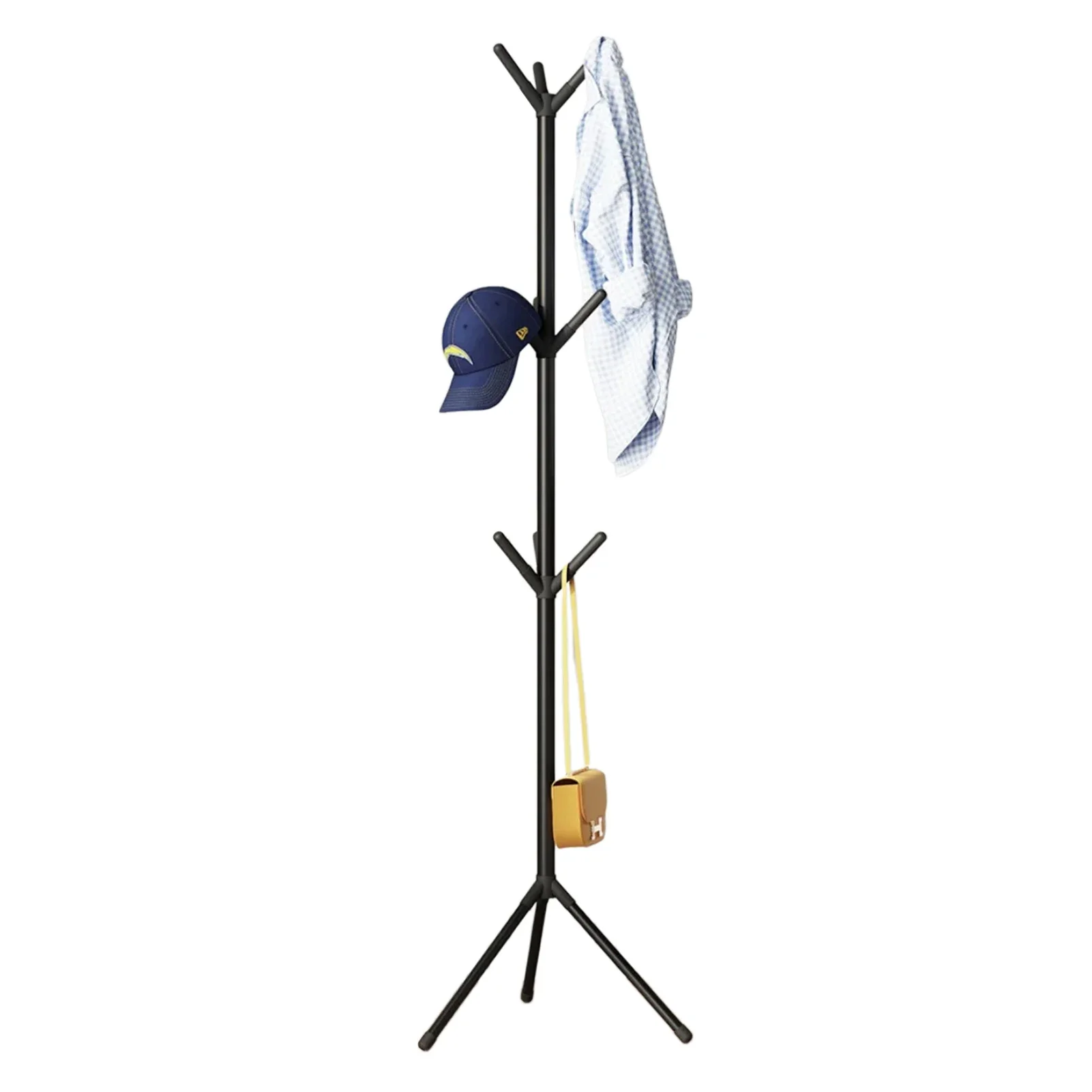 1 Pc Tree Branch Shape Coat Hanger Simple Floor Standing Hats Clothes Storage Rack for Living Room Bedroom Convenient Coat Racks
