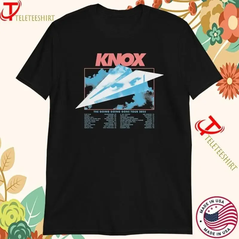 Knox Paper Plane The Going Gone Tour 2025 T Shirts S 5Xl Full Sizes