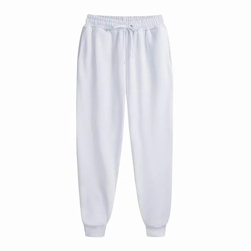 السراويل الرياضية الرجالية الربيع والخريف Sweatpants السراويل الرياضية الطويلة عارضة السراويل جيب الرباط
