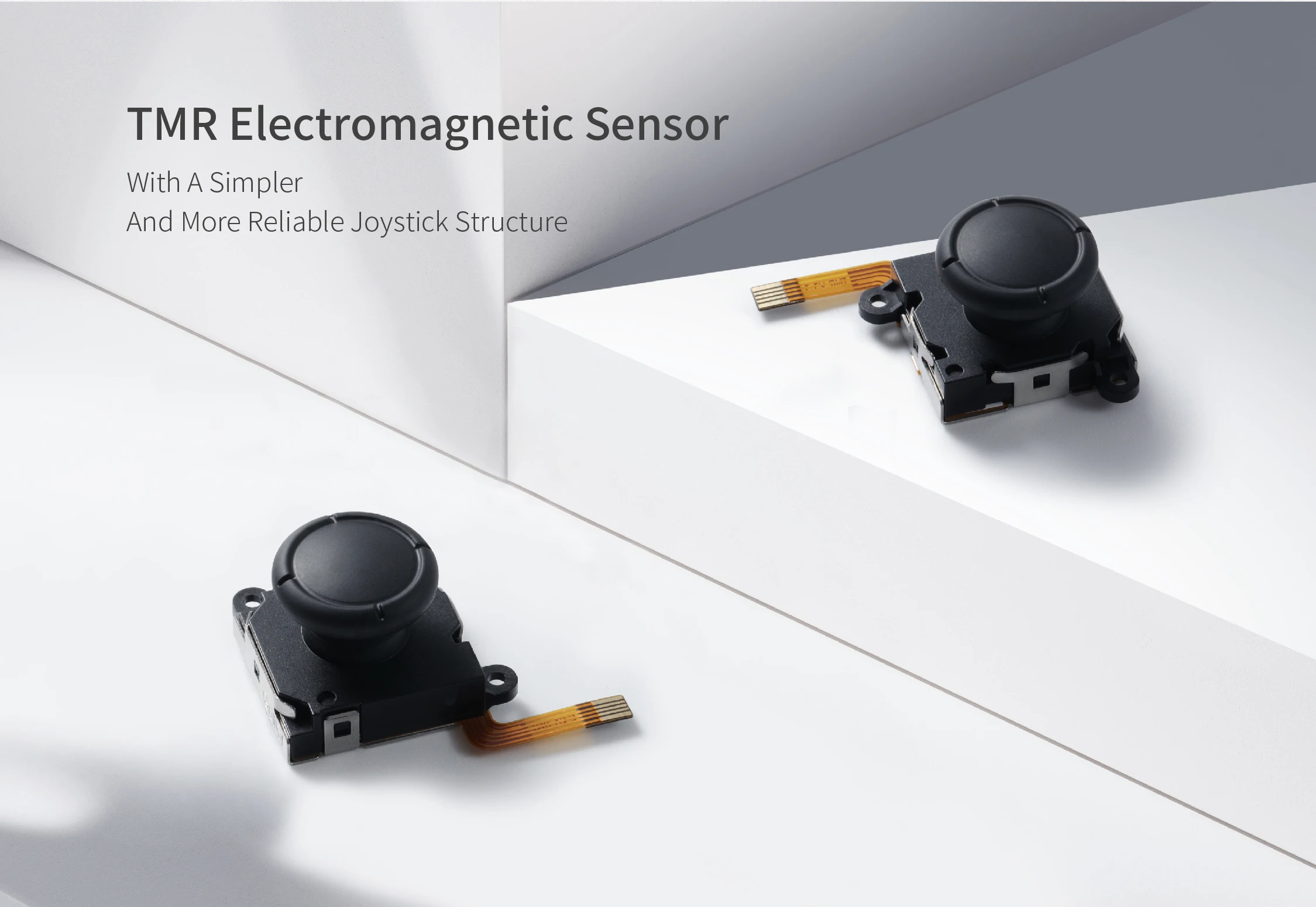 عصا التحكم GuliKit TMR Sensing NS40T لـ Joy-Con، استبدال ملحقات الألعاب مع أغطية عصا لجهاز Nintendo Switch، NS OLED / Lite