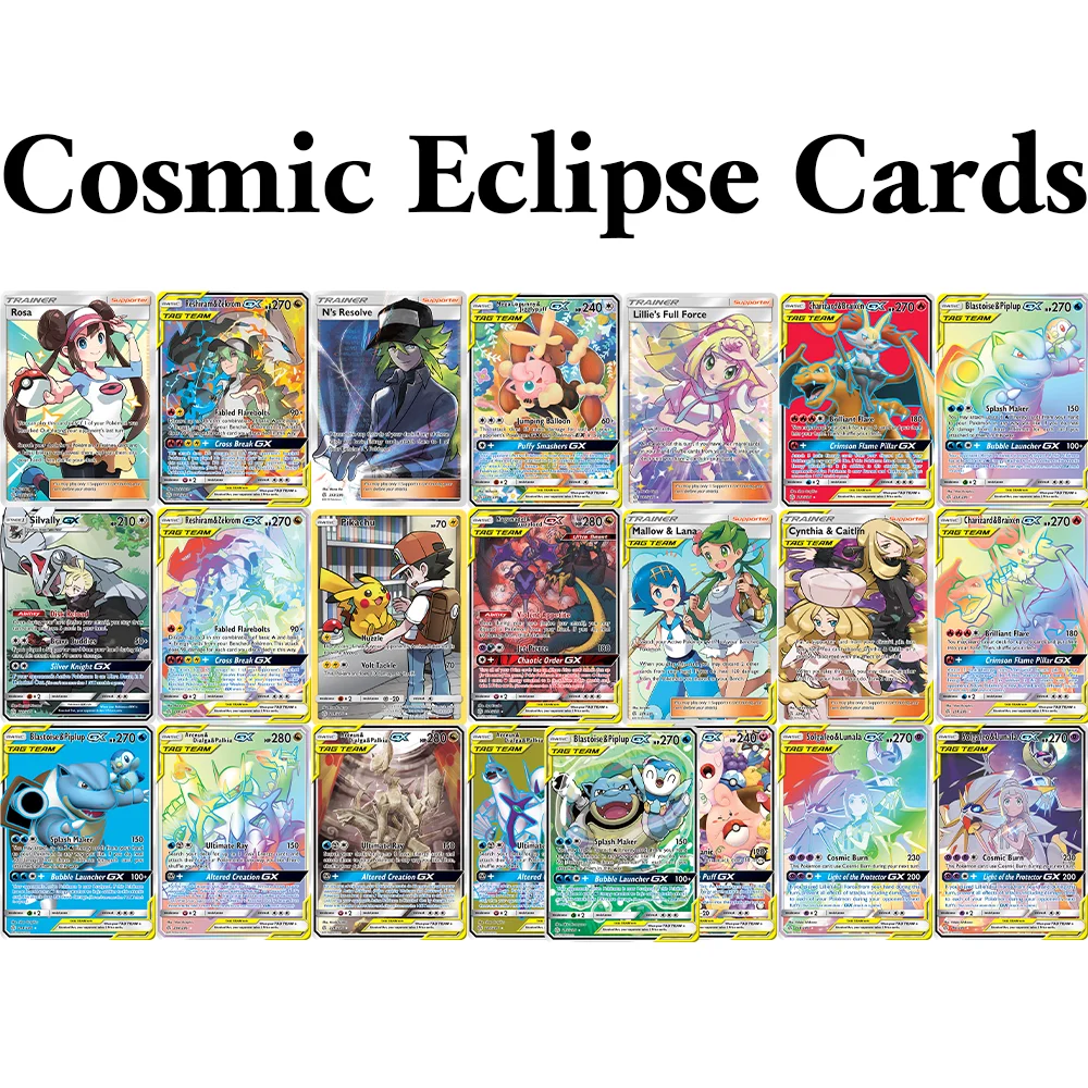 

Коллекционные голографические карты PKM Cosmic Eclipse (CEC) для самостоятельной сборки: Арцеус, Диалга, Палкия, Бластойз, Пиплуп, Рэширам, Зекром/GX, Роза