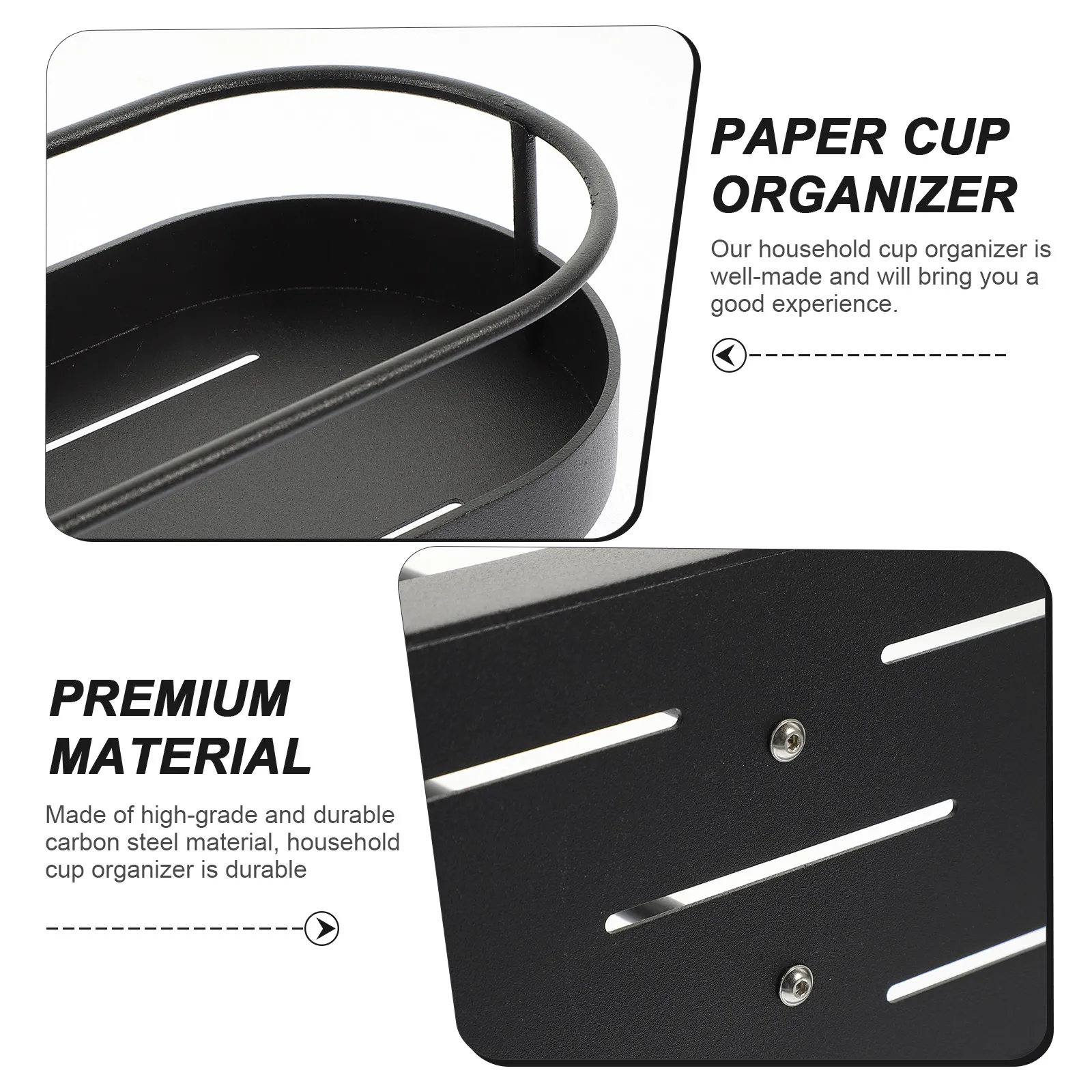 

1pcs Cup Storage Rack Paper Cup Stand Household Organizer Wear Resistant Dispenser Coffee Shop Bar Supplies Tea Snack Container