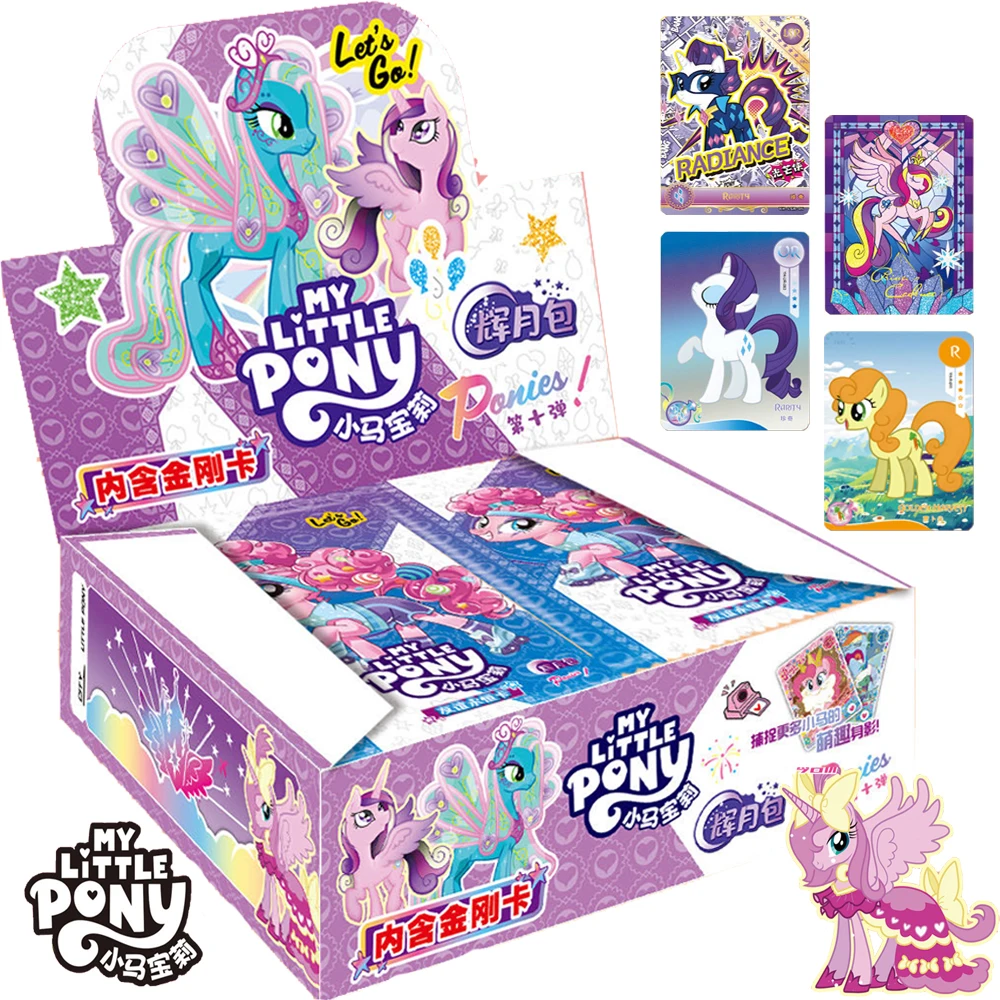 

My Little Pony Collection Card For Child Twilight Sparkle Rainbow Dash Applejack Princess Friendship Limited Game Card Kids Toys