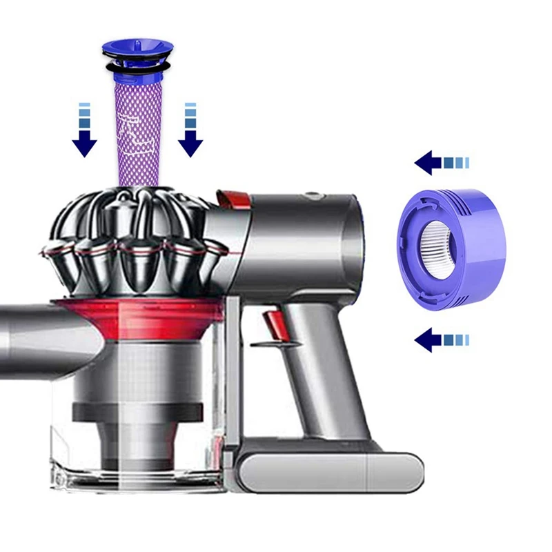 Ersatzteile Hepa Filter kompatibel für Dyson V7 V8 Staubsauger Zubehör Set Vakuum filter