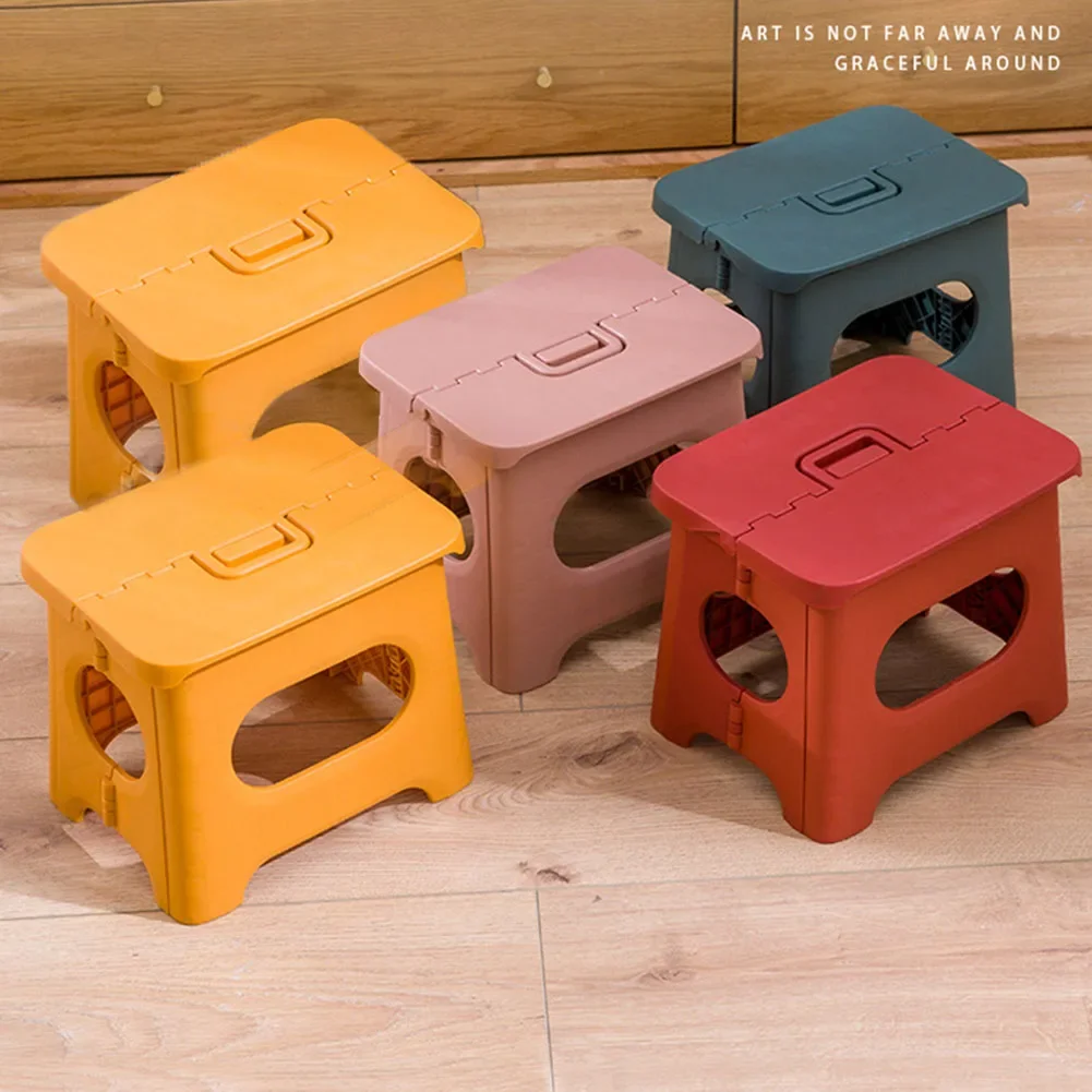 Portable Folding Step Stool Durable for Adults Children Home Travel Non Slip Safe Comfortable PP Heavy Duty Multifunction Chair