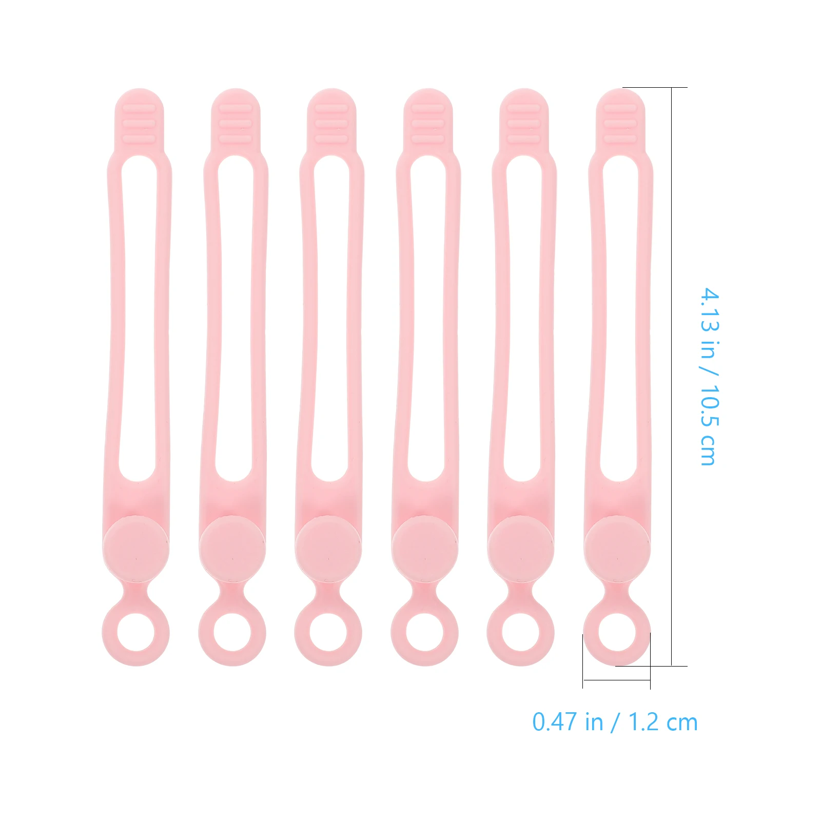 

16pcs Silicone Cable Winders Fastening Ties Usb Data Organizer Cord Wraps Earphone Wire Strap Portable Compact