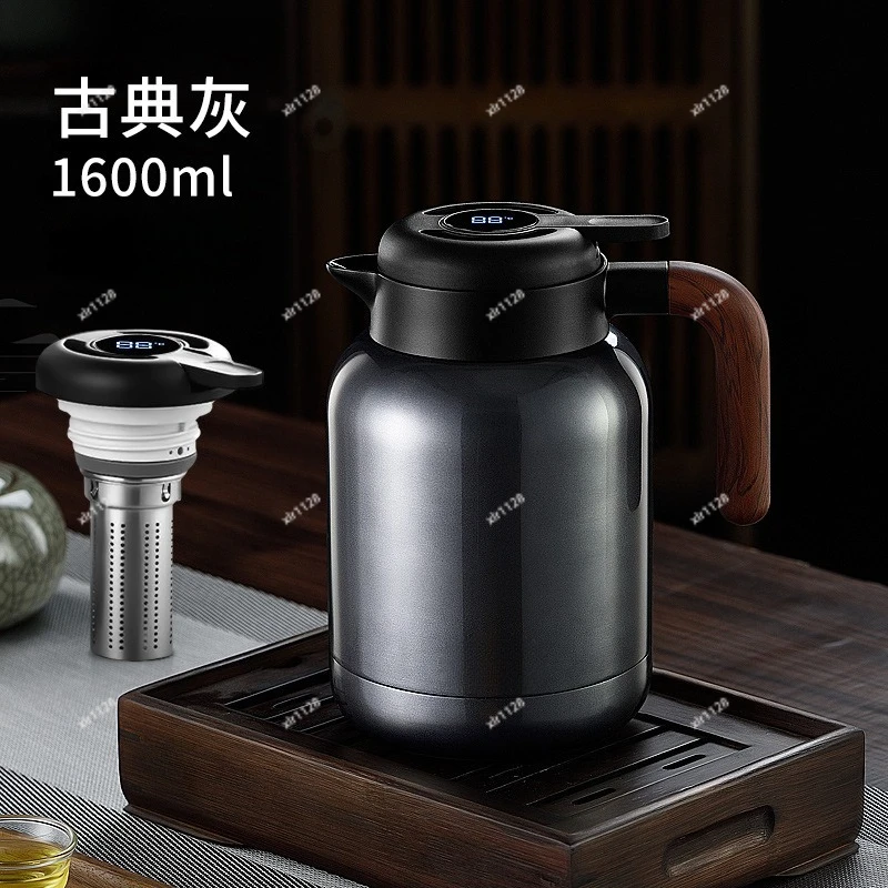 

Large Capacity 316 Stainless Steel Thermos Pot Insulated Coffee Tea Maker Home Office Gift Teapot
