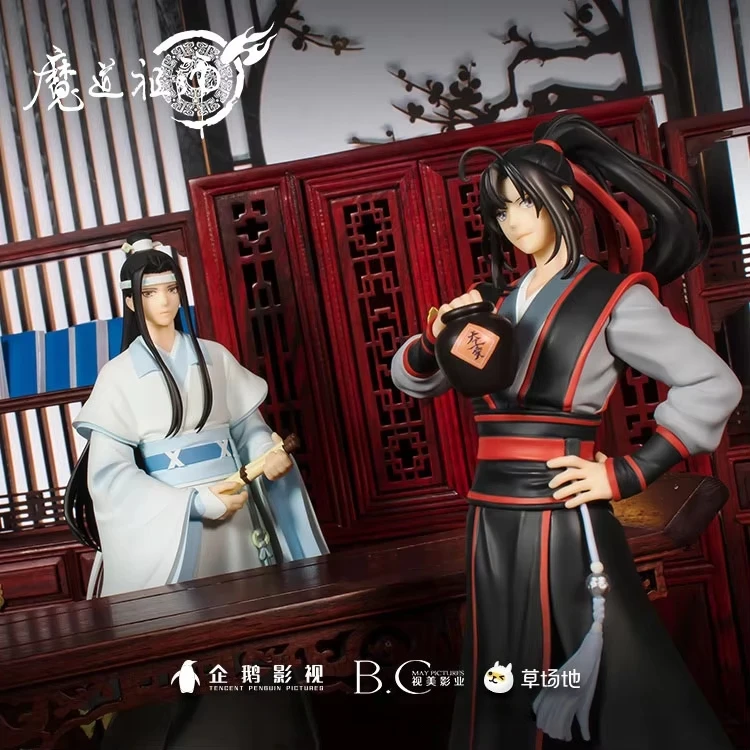

Genuine The Untamed Mo Dao Zu Shi Pop Up Parade 19cm Lan Wangji Wei Wuxian Anime Figures Mdzs Collect Model Peripheral Gift