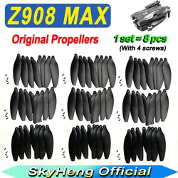 8Pcs Original Z908 ProMAX Drone Propellers Z908 Max Spare Blades Maple Leaf For Z908 Max Drone Propellers Accessories Parts