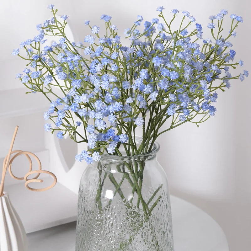 Artificial Flowers Bouquet Fake Gypsophila Flower Plastic Simulation Floral Plant For Wedding Decoration DIY Table Home Decor