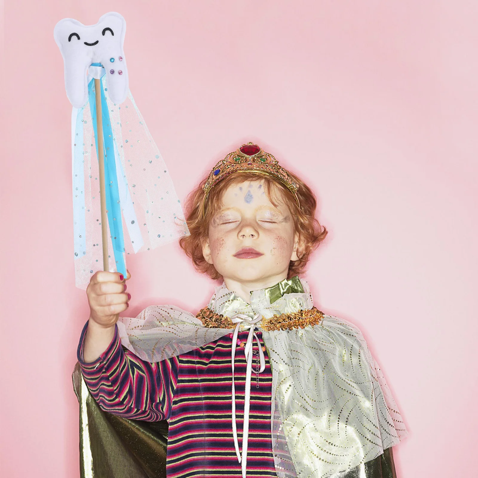 Fairy Wand with Ribbon Lovely Angel Fairy Stage Performance Prop Party Decorative Accessory for Holiday Cosplay