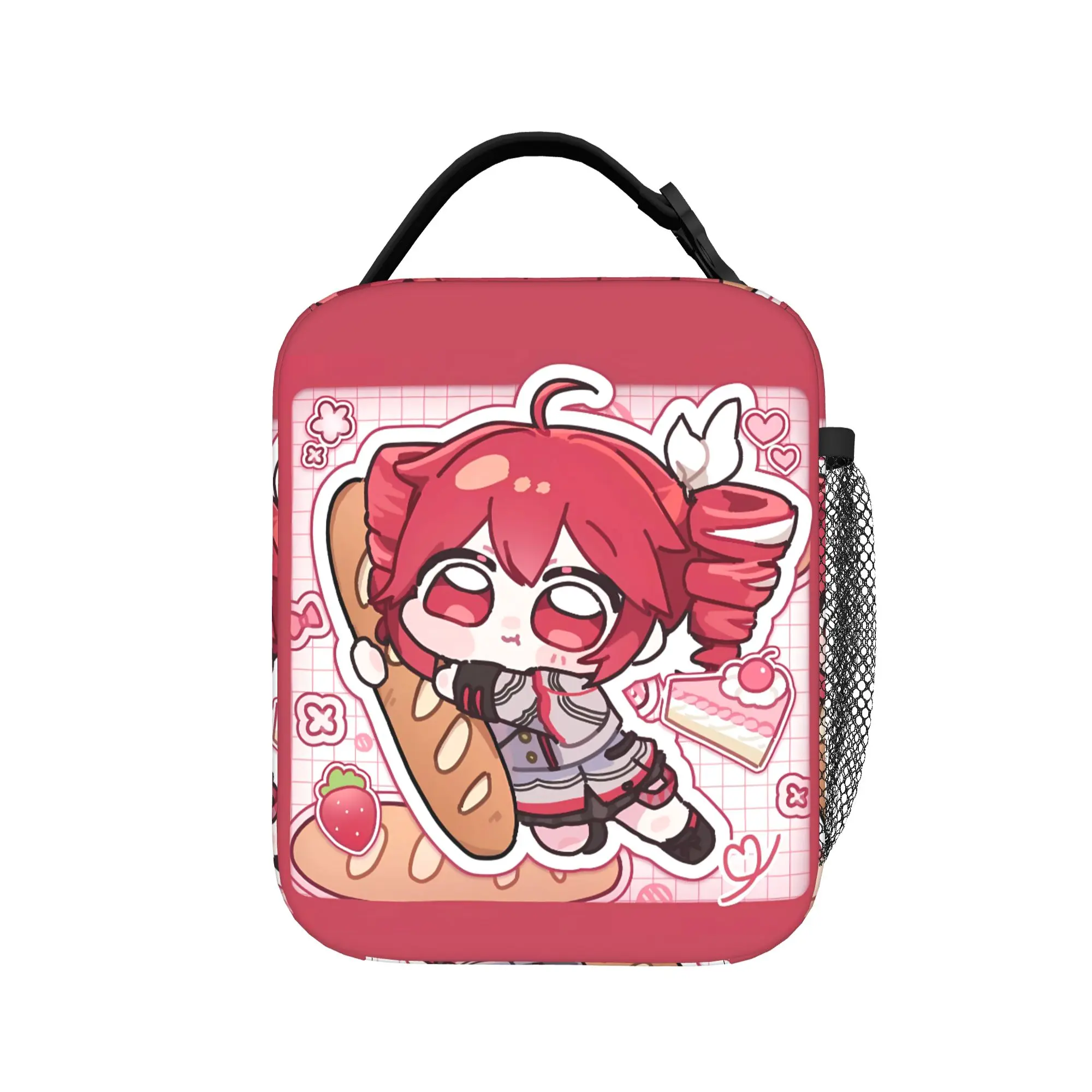 Kasane Teto Bread Twin Cute Lunch Bag Aesthetic Picnic Lunch Box Graphic Convenient Tote Food Bags