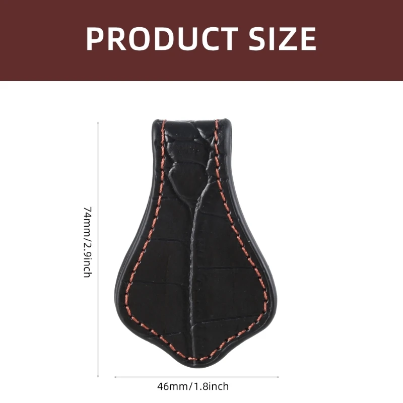 Étui à craie bâton billard portable, Durability Leather Chalk Holder