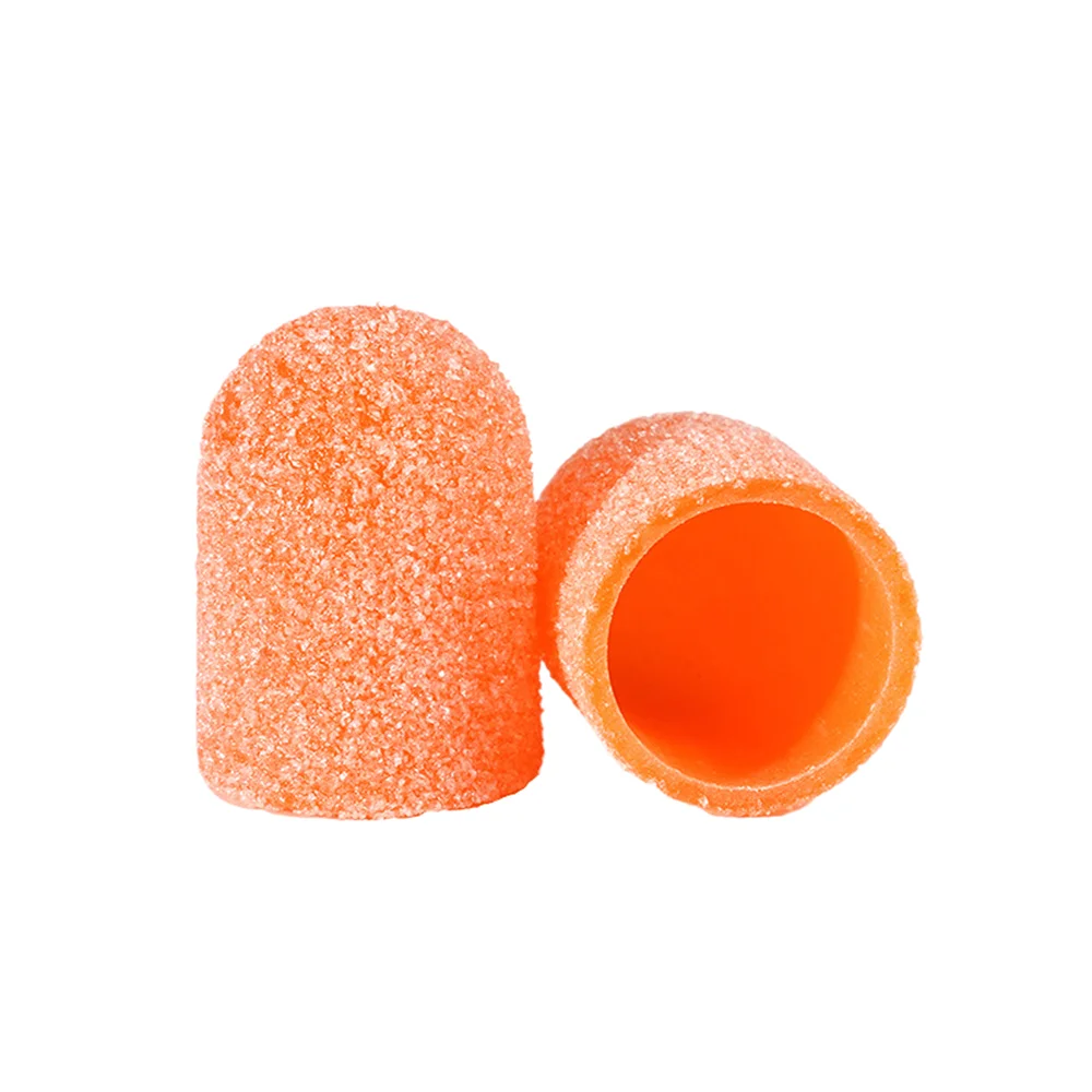 قبعات صنفرة الأظافر 80 حصى لملف القدم مزيل مسامير القدم مانيكير باديكير تلميع الأظافر صالون المنزل استخدام للبشرة الصلبة الجافة الميتة #4