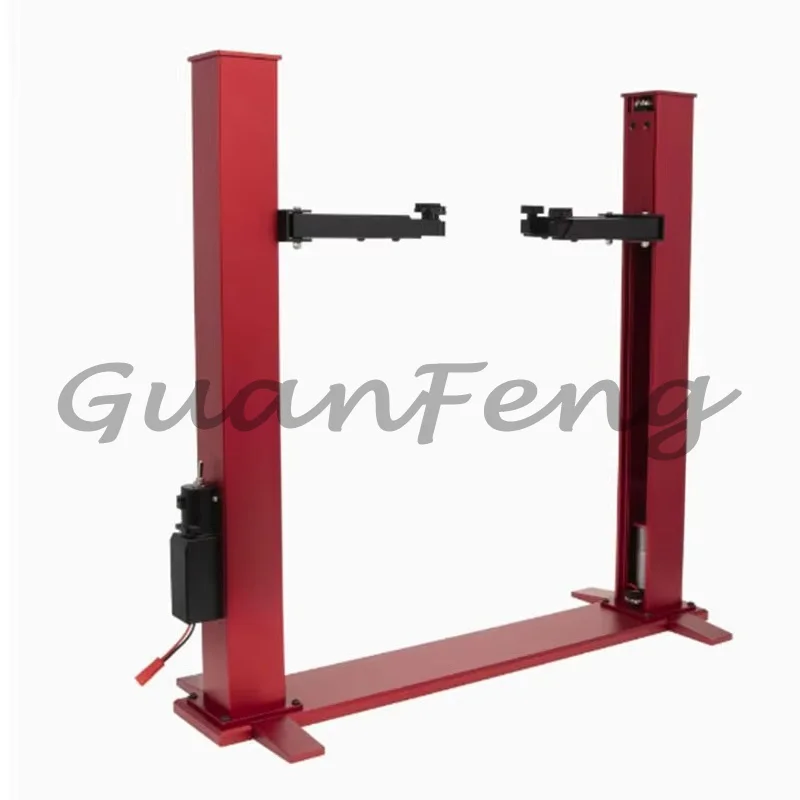 1/10 & 1/8 Scale RC Car Double Column Lifting Garage, Automatic Double Motor Gantry Lifting Scene Model