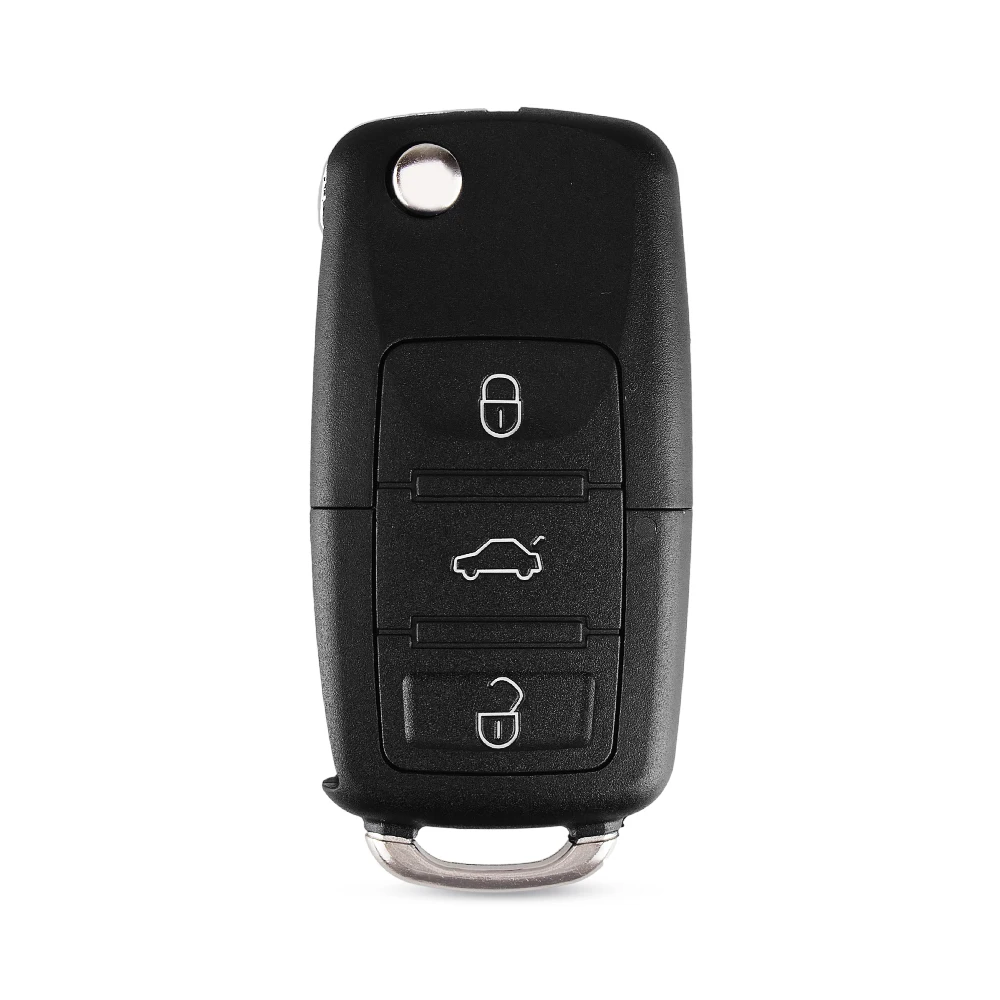 KEYYOU Folding Car Remote Flip Key Shell Case Fob For VW polo passat b5 Tiguan Golf VOLKSWAGEN Seat Skoda