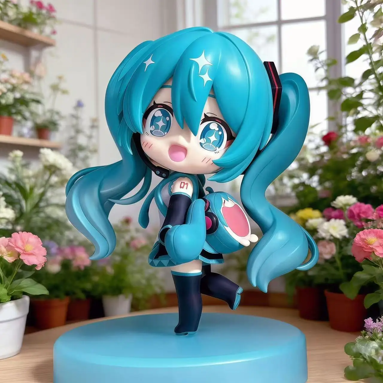 Q-Version Hatsune Miku Uwa-Serie Sternenaugen Kawaii Schulranzen Sammlerstück Peripherie-Modell Statuette Ornament Geschenk