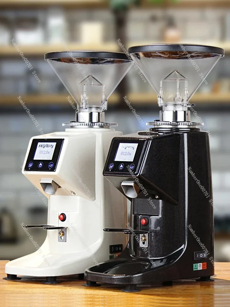 Electric coffee bean grinder, fully automatic home and commercial grinding powder parallel quantitative direct output