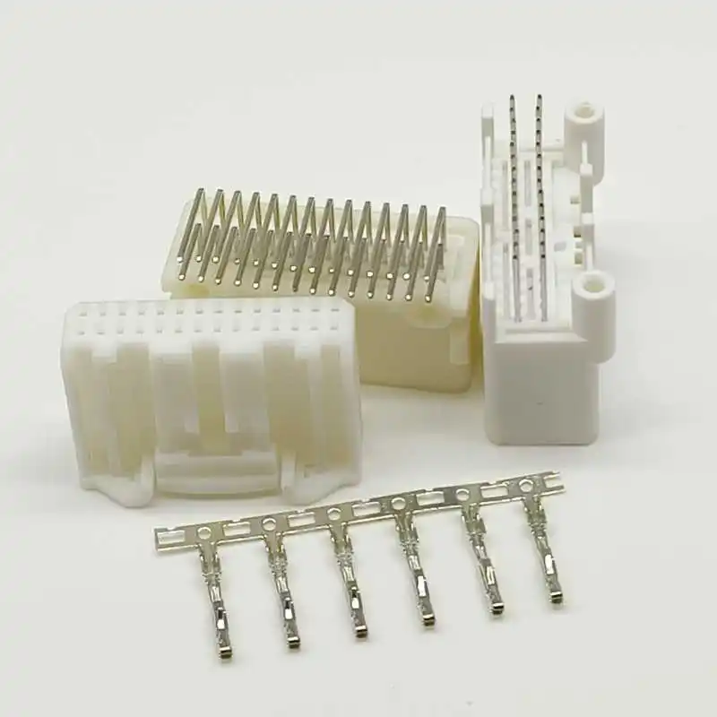 025 series 28 circuit 2.2mm pitch bus 2-row PCB bending needle white 1565375-4 1565373-4 1565380-1 1123343-1