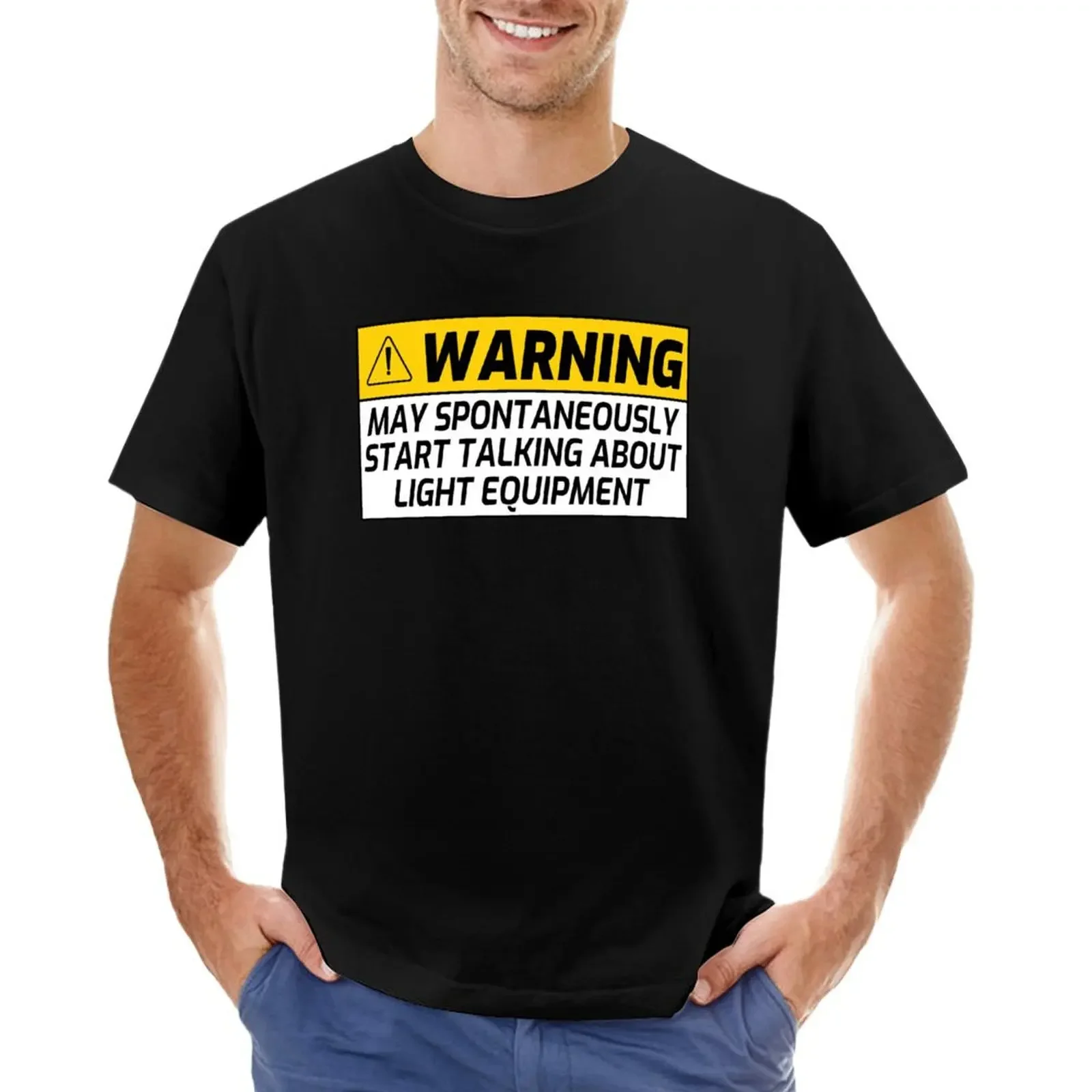 Lighting Technician Funny Lighting Technician Warning T-shirt vintage clothes hippie clothes workout shirts for men