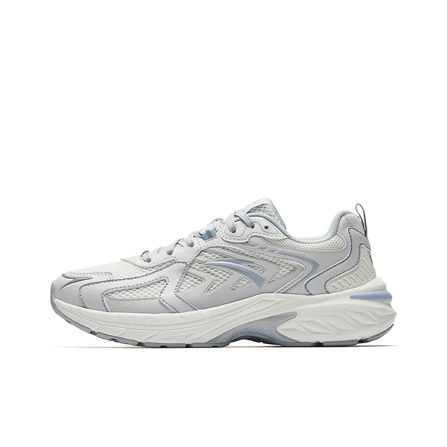 

Anta Slip Resistant, Breathable, Lightweight Rebound Low top Casual Running Shoes Women's White Gray 922525597-1
