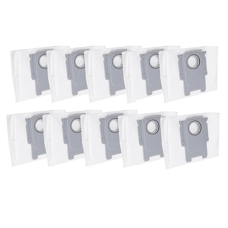 10Pcs Dust Bags Replacement for Roborock S8+ /S8 Pro Ultra / S7 MaxV Ultra / Q5 / Q5+ / Q7+ / Q7 Max+ Vacuum Cleaner Bag