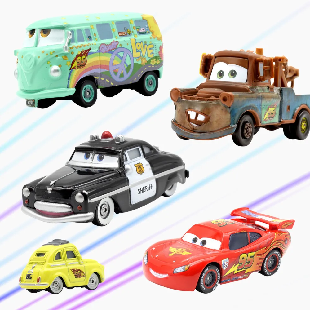 سيارات ديزني بيكسار سيارات البرق ماكوين ماتر جاكسون ستورم الملك ماتر 1:55 سيارة مصنوعة من خليط معدني لعبة نموذج لعب هدايا الأطفال #1