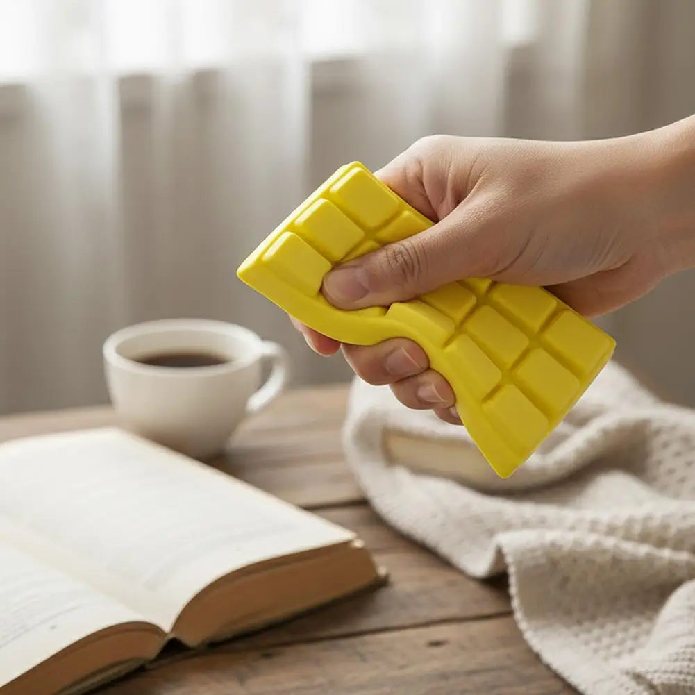 Simuliertes Schokoladen-Quetschspielzeug aus PU, weich und langsam rückfedernd, Büro-Stressabbau-Spielzeug, Handentspannungs-Geschenk, Desktop-Dekoration – Detail 18