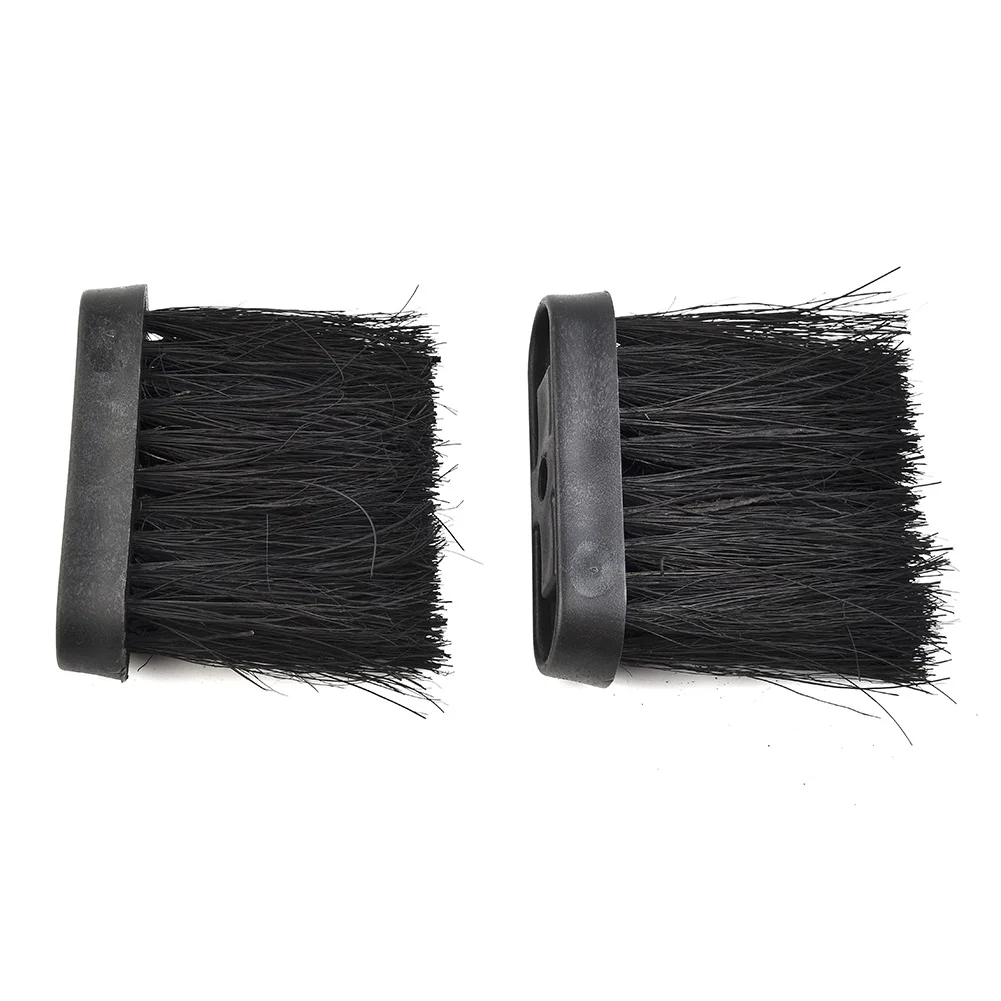 2Pcs Fireplace Brushs Oblong Replacement Spare Hearth Brush Head Fireplace Tool Brushes Broom Fireplace Spare Brushes