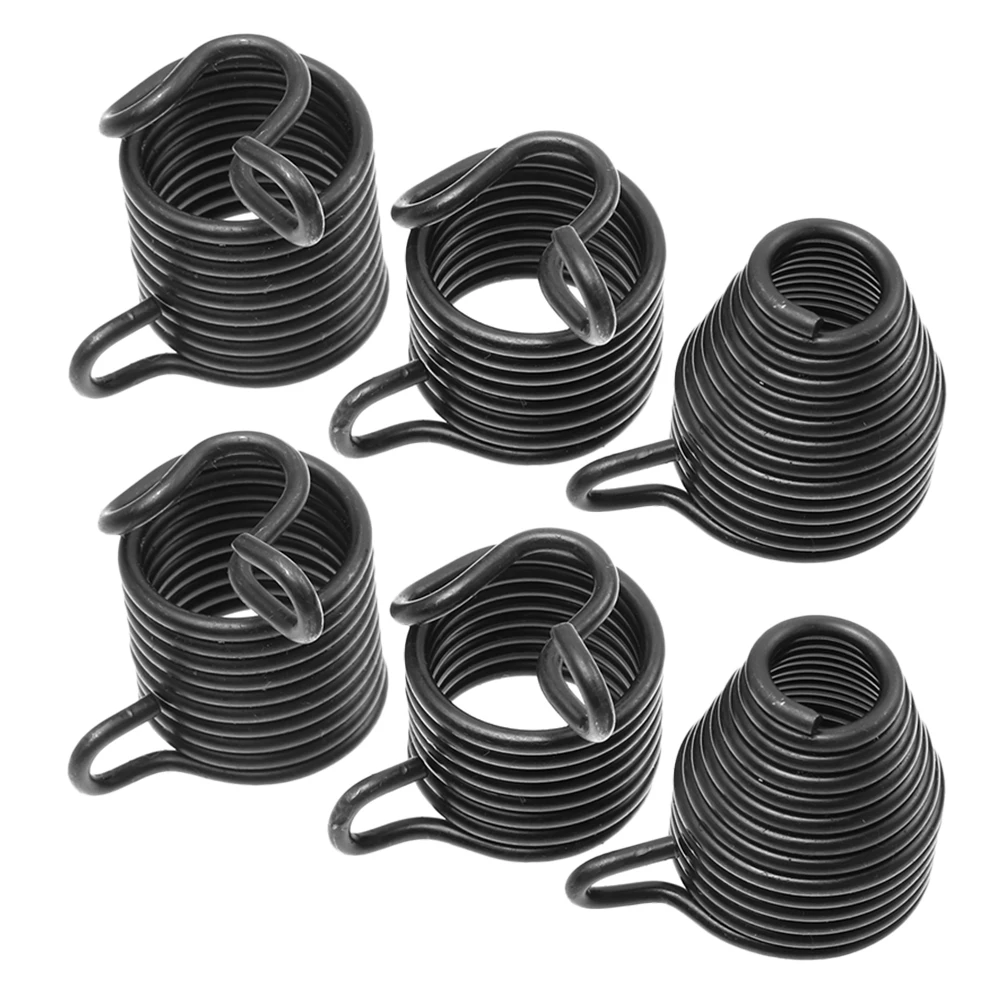 6pcs Spring Hammer Retaining Springs Universal Black Attachments Pneumatic Chisel Replacement Parts Air Fitting