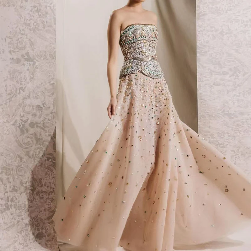 

L508 Customized Black فساتين السهرة vestidos de fiesta فساتين سهره evening dresses