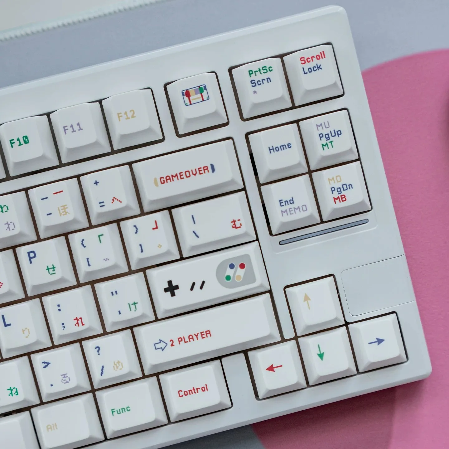 142 Keys Game pattern Keycaps New Fashion Style keycaps Cherry Profile Double Shot PBT PC keycap For Mechanical Keyboard