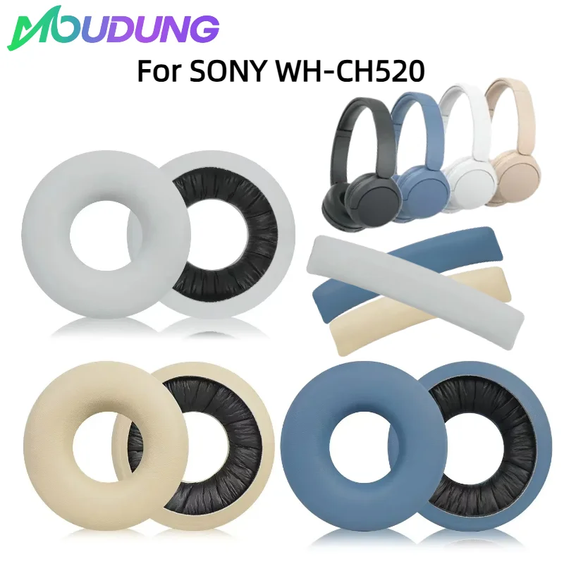 

Replacement Ear pads for SONY WH-CH520 Headphones Ear Cushions Earpads headset Earmuff