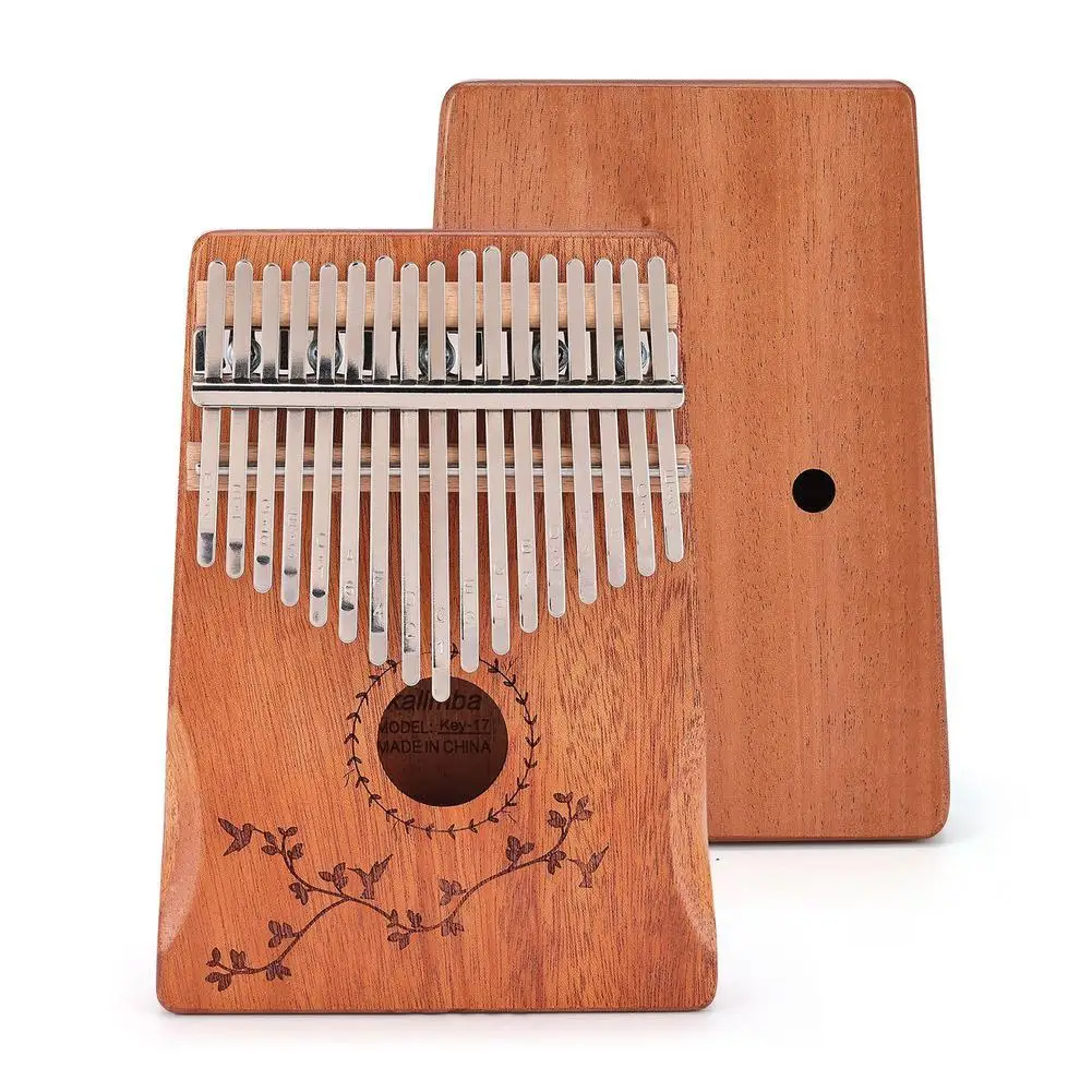 

NEW Muspor Kalimba 17-key Mahogany Thumb Piano Kalimba Finger Piano Musical Instrument For Performance Recording