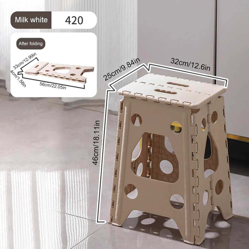 18 Polegada dobrável passo fezes portátil dobrável fezes de plástico resistente passo cadeira dobrável pedal doméstico para cozinha