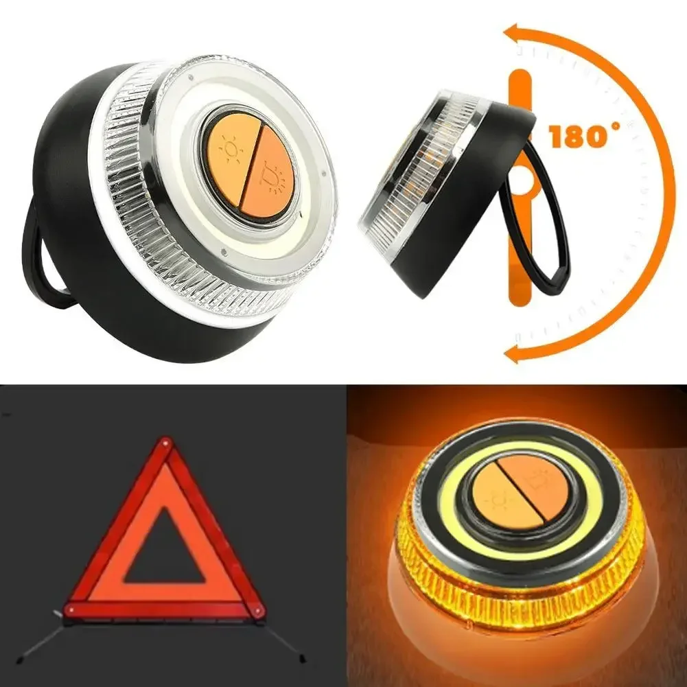 

LED Car Emergency Light V16 with Geolocation Tracker 360 Degree Vision Quick Positioning DGT Approved Roadside Safety Equipment