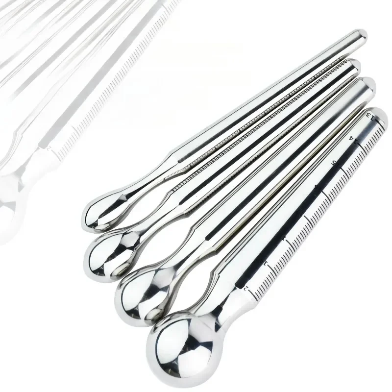 Multifunction Horse Eye Stick Stainless Steel Penis Plug Urethral Dilators Catheter Ejaculation Sounding Rod Adult Toys For Man