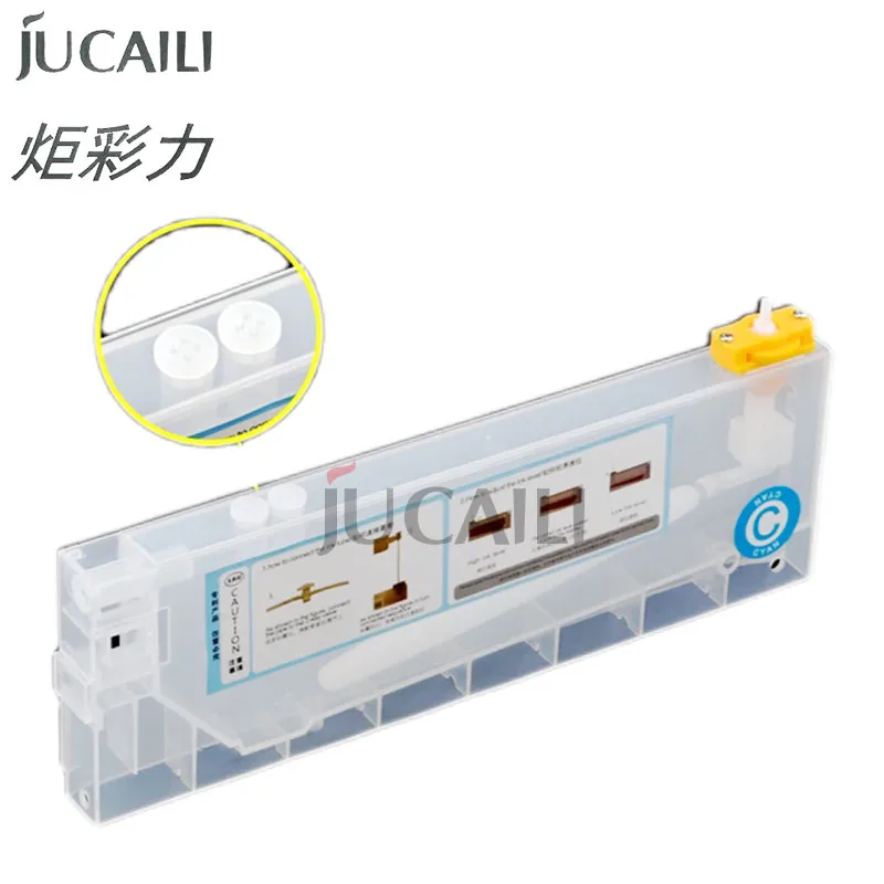 Jucaili 4pc mimaki 220ML ink cartridge with Ink Level Sensor For Ink System for mimaki mutoh roland wit-color inkjet printer