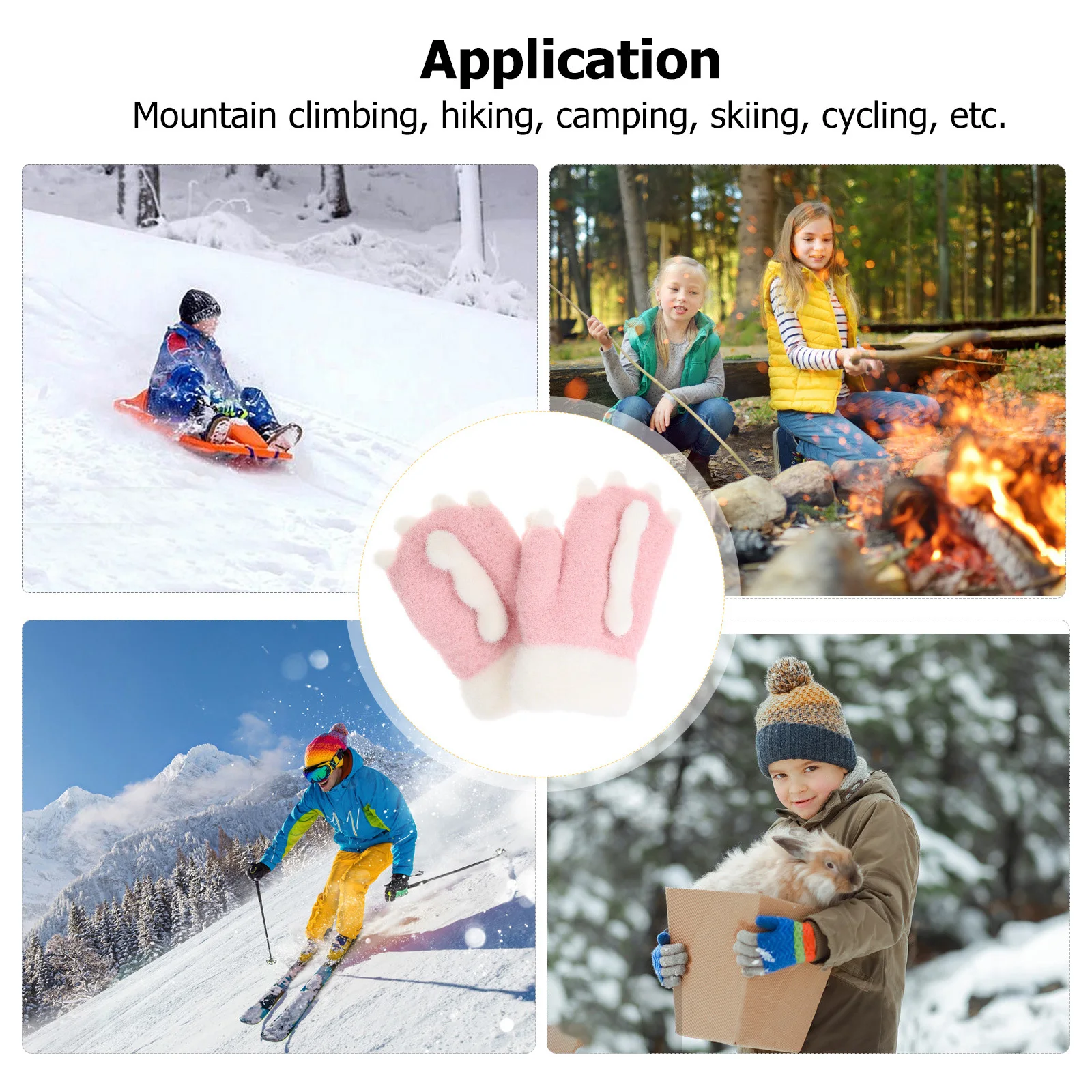 Рисунок 6 - 1 пара детских кашемировых зимних перчаток