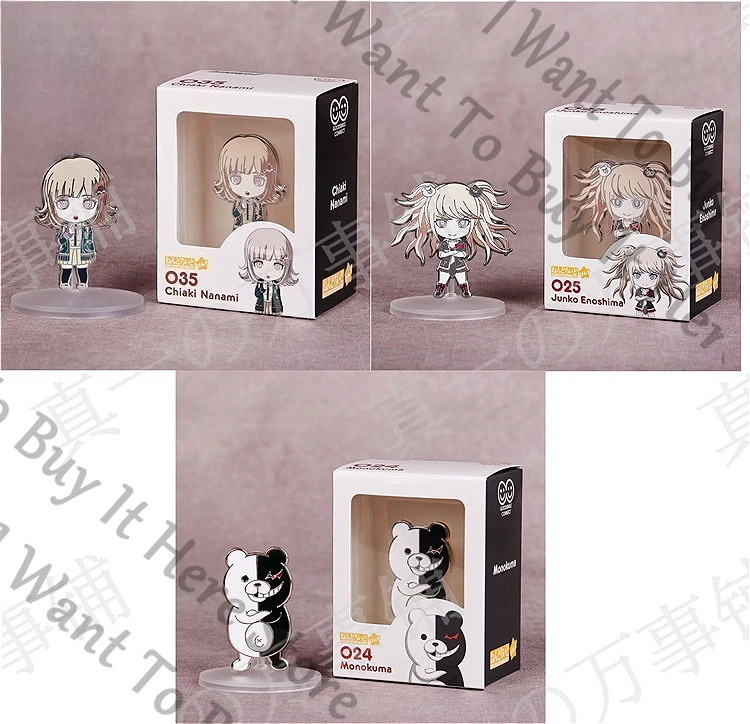 

Anime Danganronpa Nanami ChiaKi Enoshima Junko Monokuma Cosplay Cartoon Emblem Badge Widget Brooch Collection Mascot Fans Gift