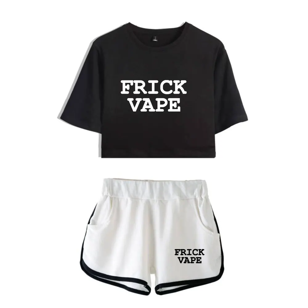 Baylen Levine Frick Vape Vintage 90s logo Merch Tops Streetwear Harajuku Two Piece Set Shorts+Lovely TShirt Fashion